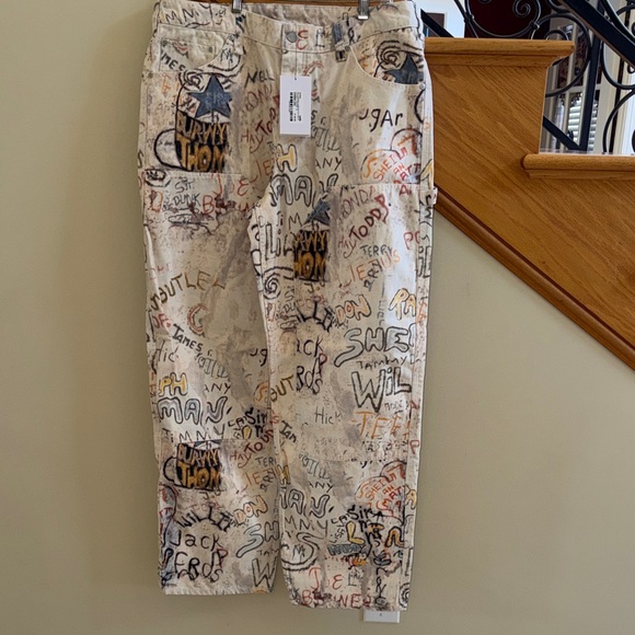Jordan Other - Air Jordan Carpenter Pants Legend Men's Graphic Print Pants Sz 36